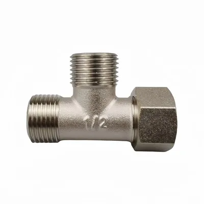 Acessórios de latão Tee Fitting Encanamento