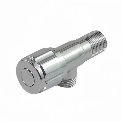 Uma válvula angular de latão pode ser polida?