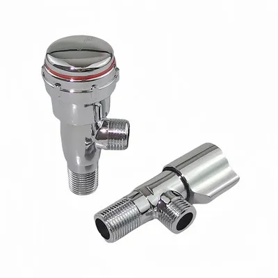 Qual é a diferença entre uma válvula angular de latão manual e uma automática?